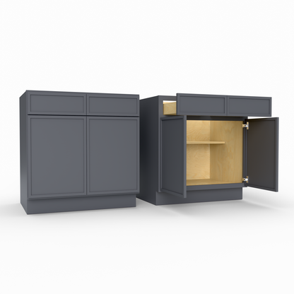 Slim Frame Shaker Base Cabinet 34.5" H x 24" D
