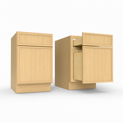 Slim Frame Shaker Document File Desk Base Cabinet 18" W x 29.5" H x 21" D