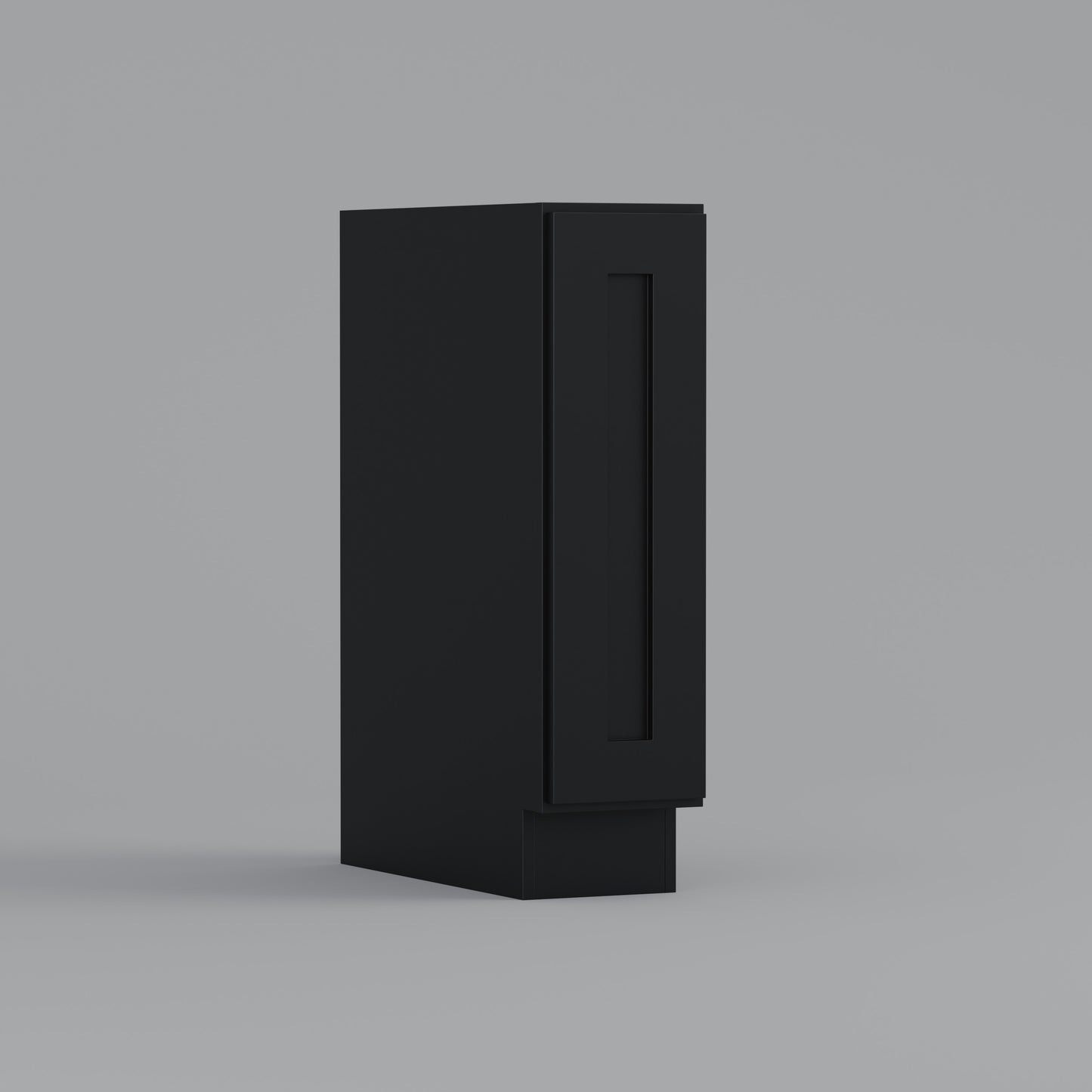 Full Height Door Base Cabinet Shaker black 9