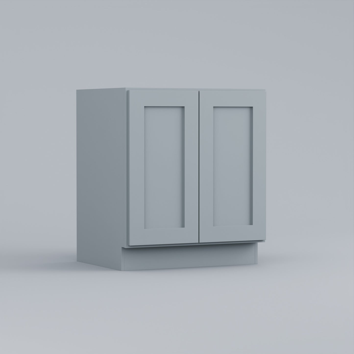 Full Height Door Base Cabinet Shaker grey 30