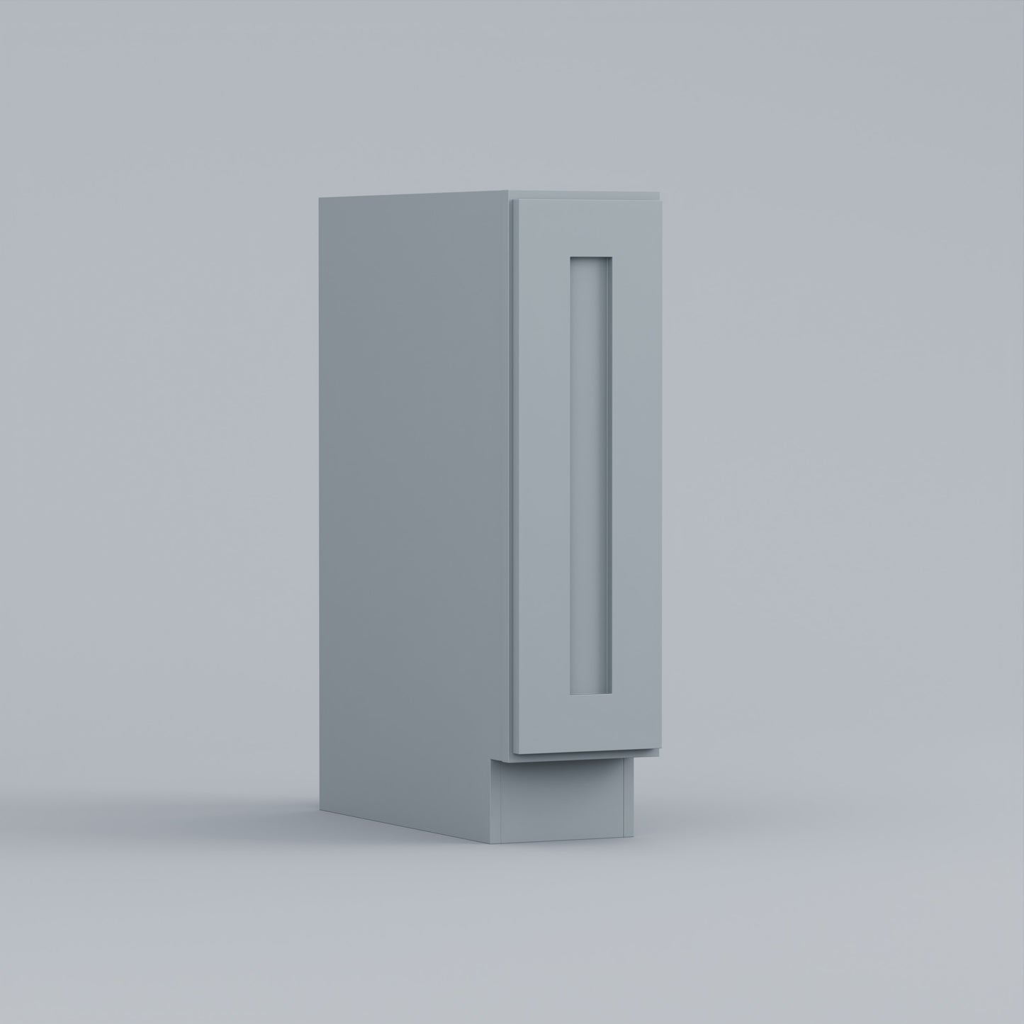 Full Height Door Base Cabinet Shaker grey 9