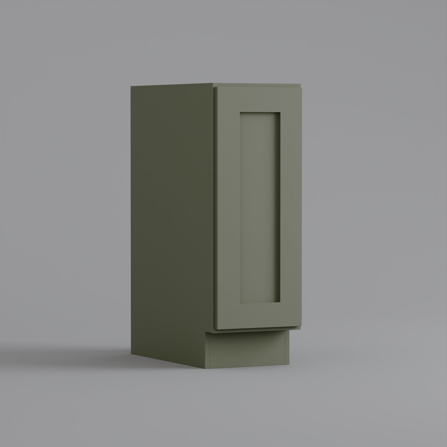 Full Height Door Base Cabinet Shaker sage green 12