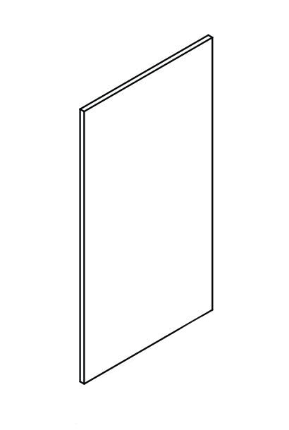 Wall Skin Panel for Wall Cabinets 42" H x 3/16" Thick