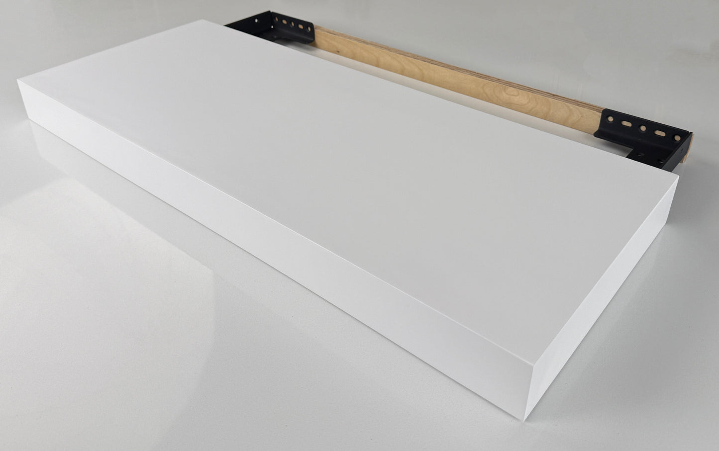 Floating Shelf With Wall Mounting Brackets 2 3/16” H