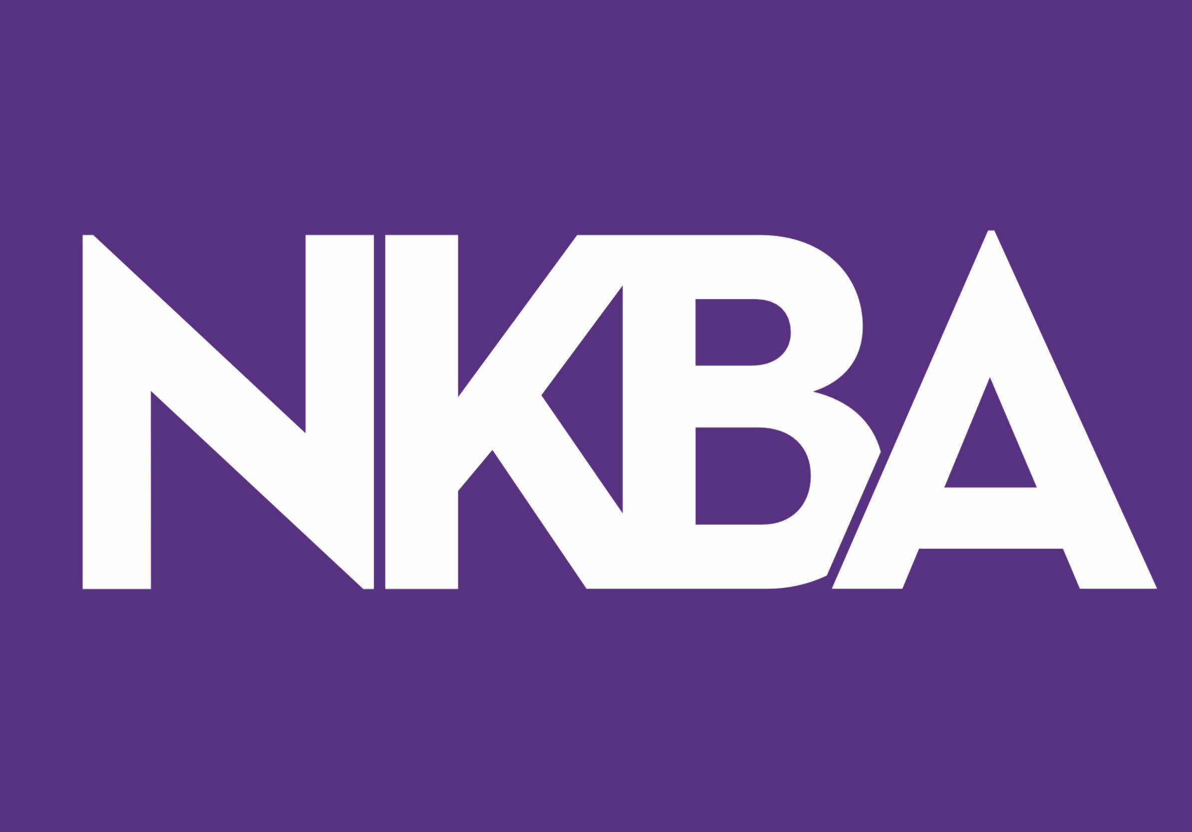 NKBA white and purple logo