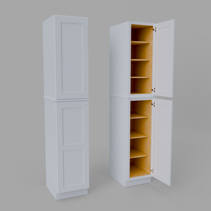 Shaker Pantry Tall Utility Cabinet 24" D
