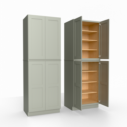 Shaker Pantry Tall Utility Cabinet 24" D
