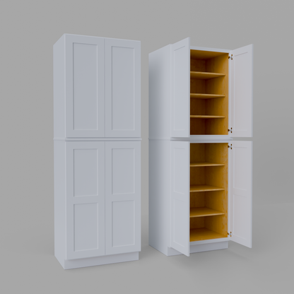 Shaker Pantry Tall Utility Cabinet 24" D