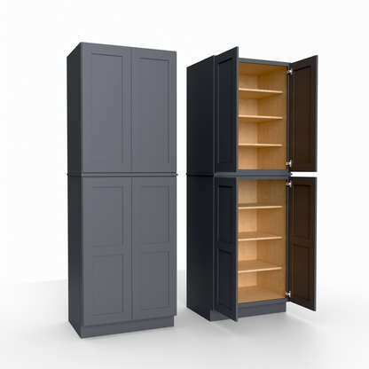 Shaker Pantry Tall Utility Cabinet 24" D