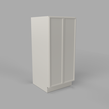 Slim Frame Shaker Half Tall Pantry Utility Cabinet 53.25" H x 24" D