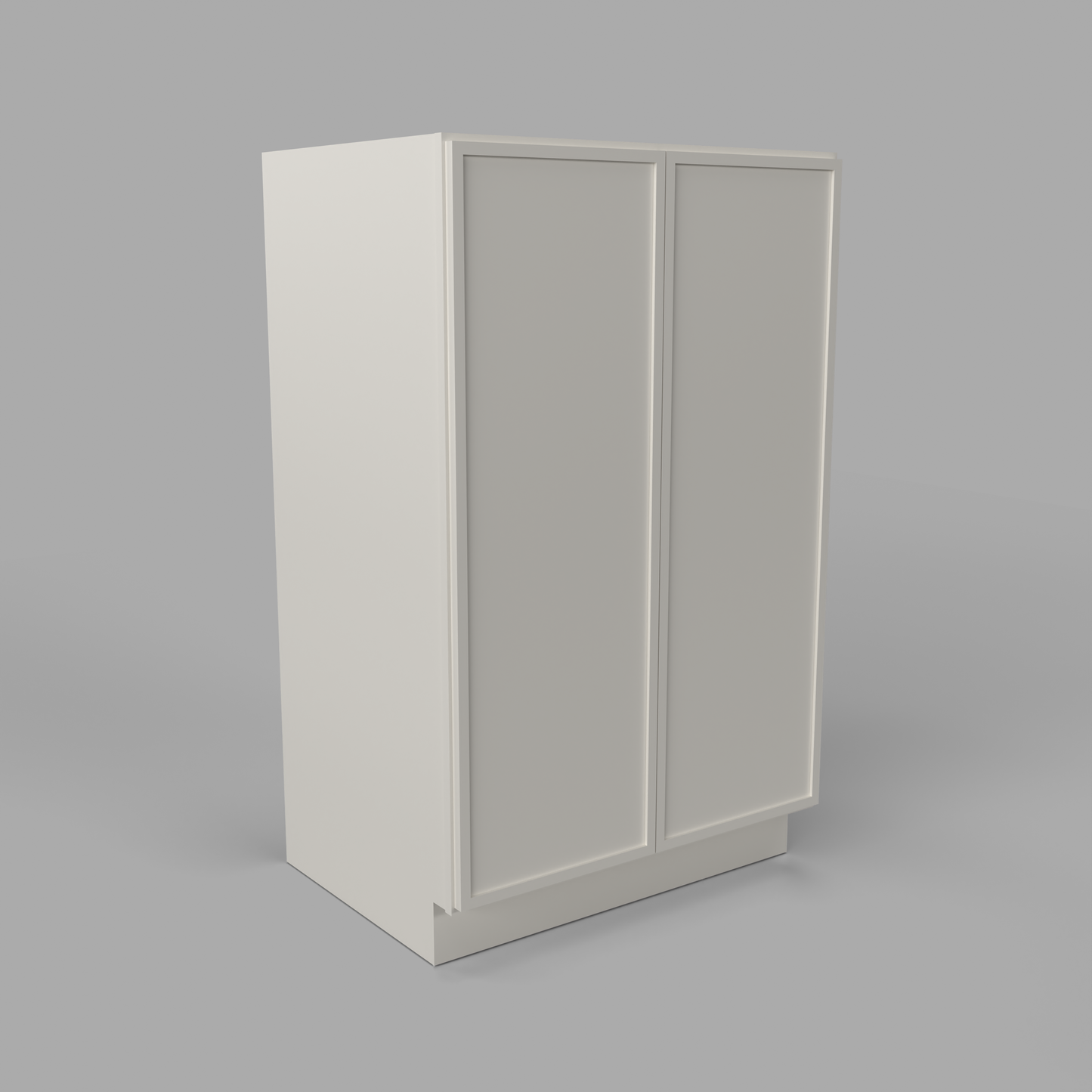 Slim Frame Shaker Half Tall Pantry Utility Cabinet 53.25" H x 24" D