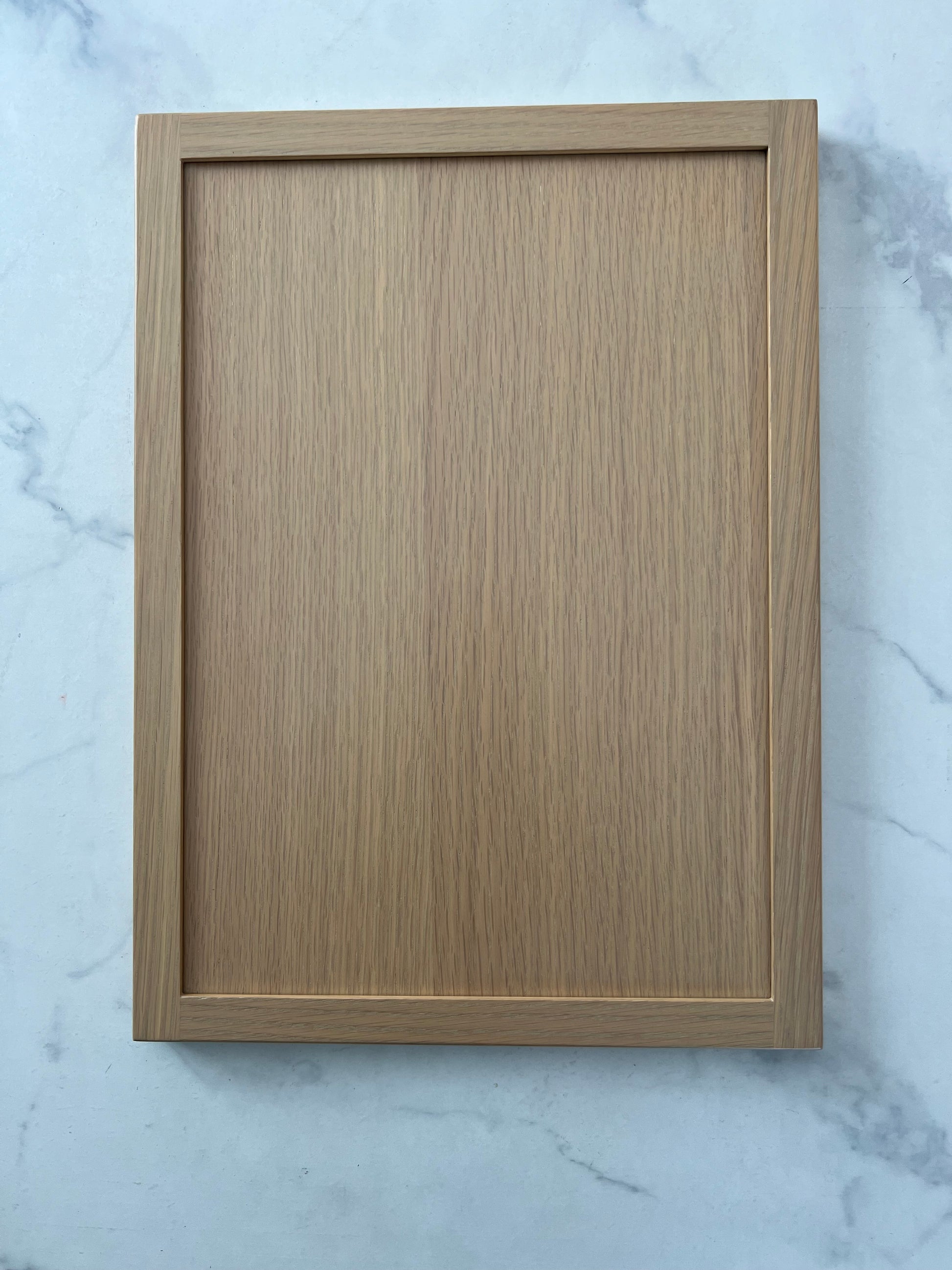 Rift Cut White Oak Slim Frame Shaker Sample Door