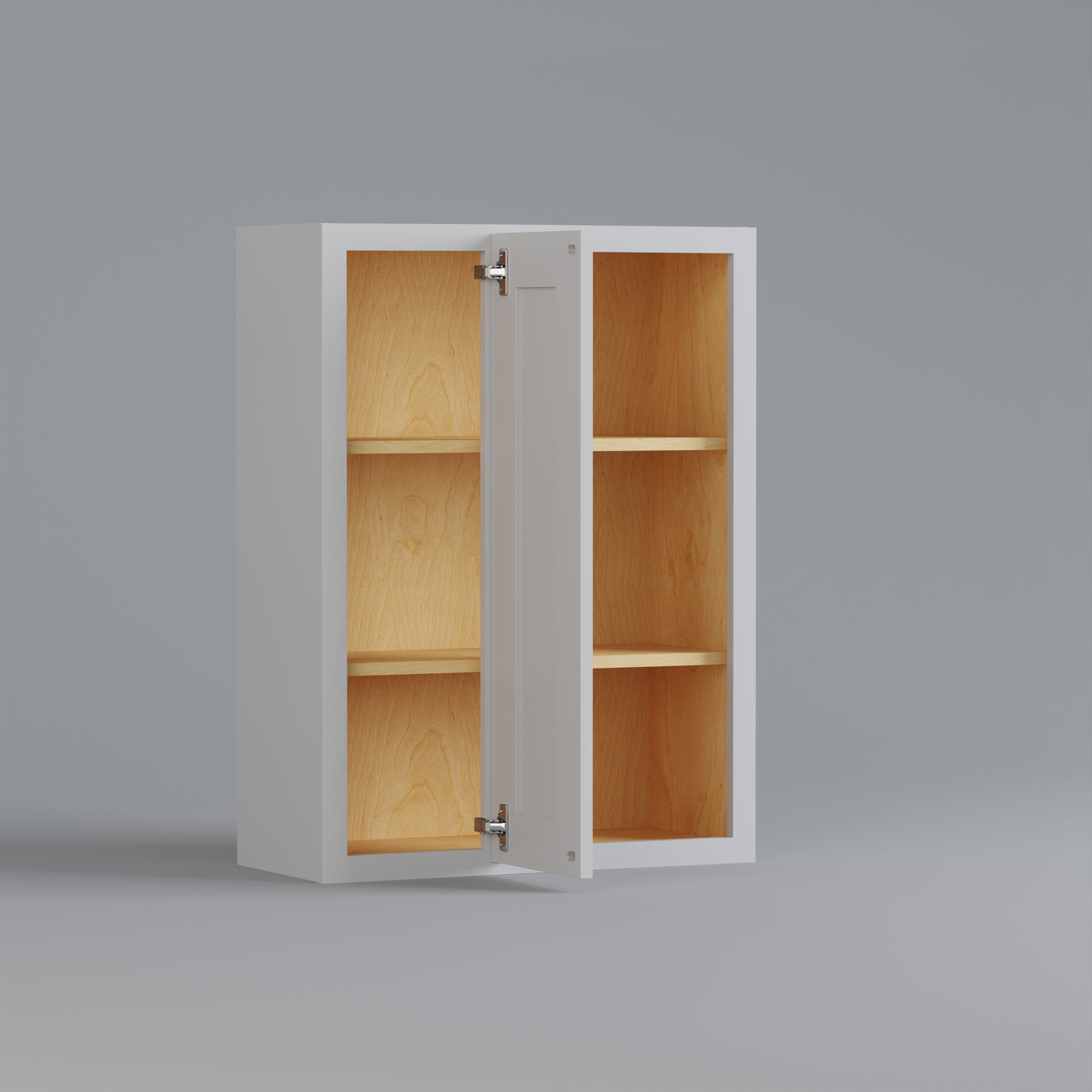 Shaker Blind Corner Wall Cabinet one door white