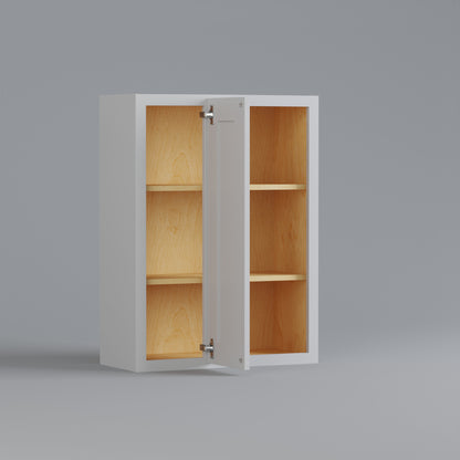 Shaker Blind Corner Wall Cabinet one door white