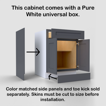 Shaker 30” H x 24” D Bridge / Over Fridge Wall Cabinet