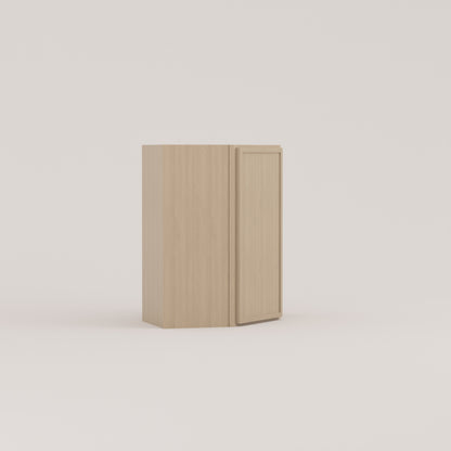 Slim Frame Shaker Diagonal Corner Wall Cabinet