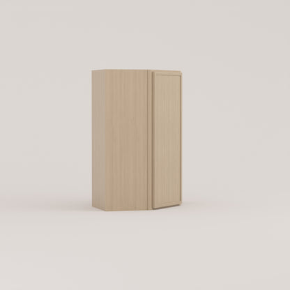Slim Frame Shaker Diagonal Corner Wall Cabinet