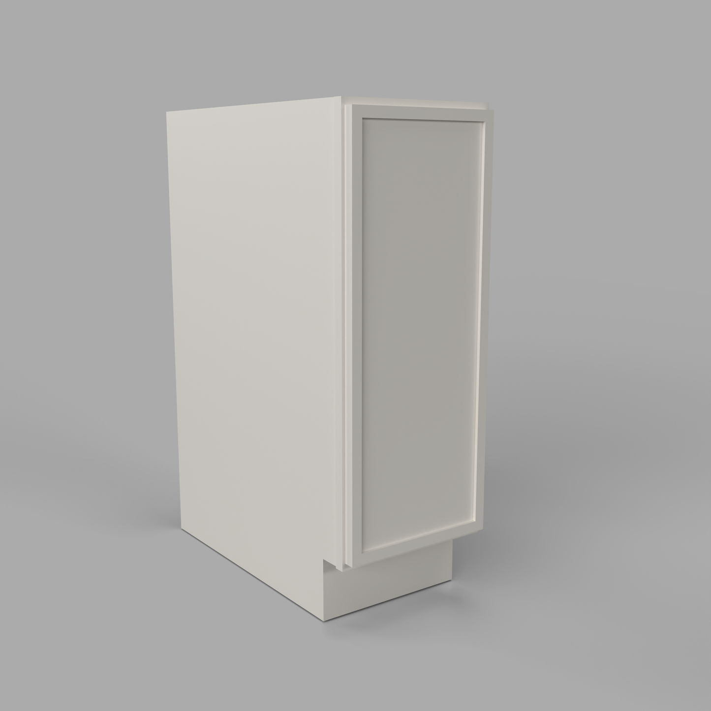 Slim Frame Shaker Full Height Door Base Cabinet 34.5" H x 24" D Can be used as a sink base