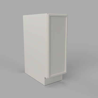Slim Frame Shaker Full Height Door Base Cabinet 34.5" H x 24" D Can be used as a sink base