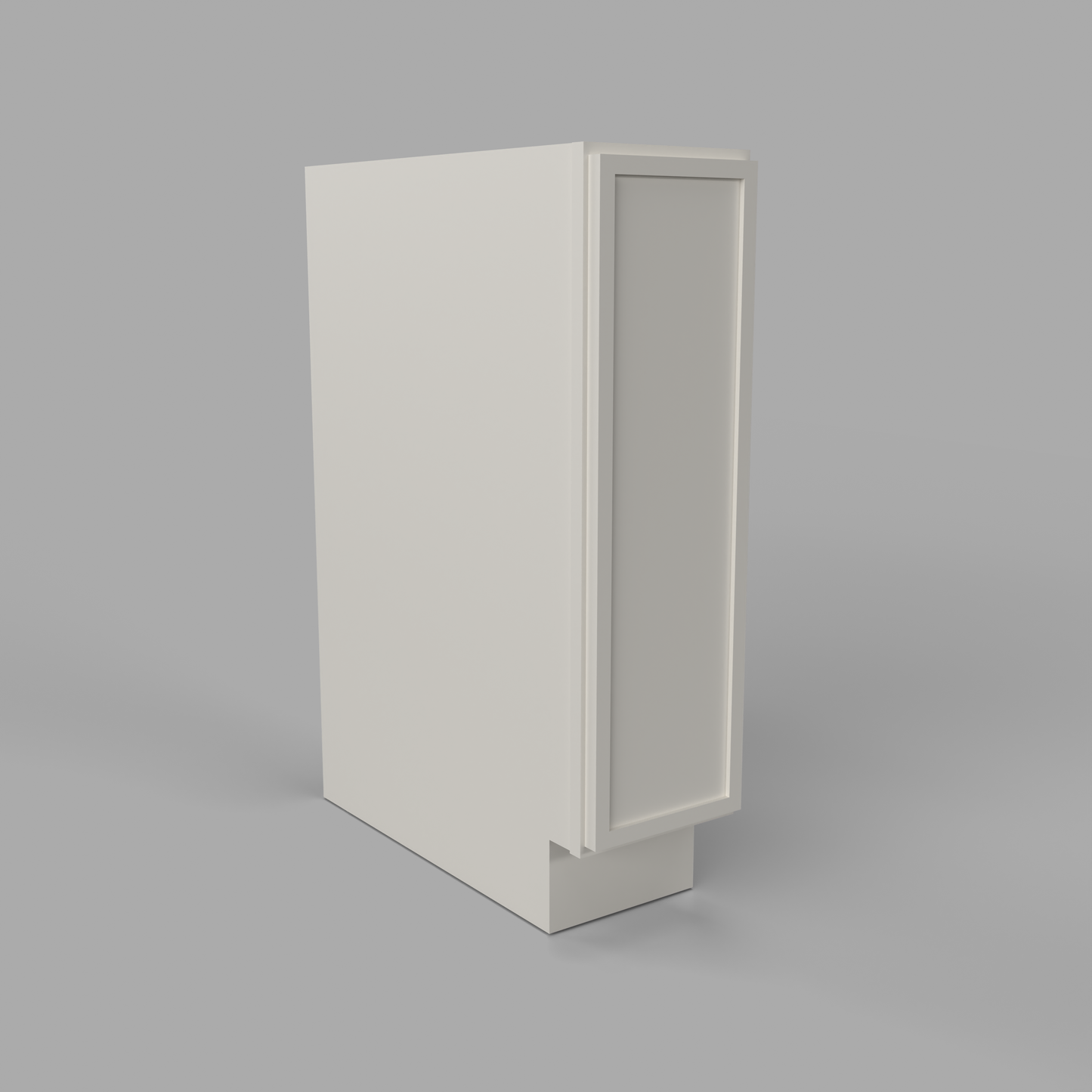 Slim Frame Shaker Full Height Door Base Cabinet 34.5" H x 24" D Can be used as a sink base