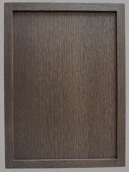 Toasted oak color sample door dark oak toasted rift white oak