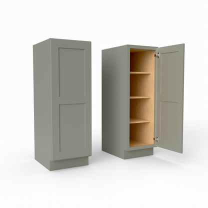 U1853.2524 shaker pantry tall cabinet sage green