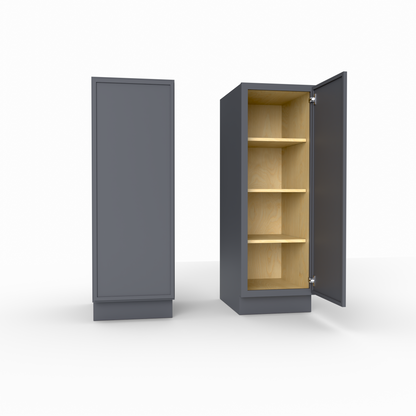 Slim Frame Shaker Half Tall Pantry Utility Cabinet 53.25" H x 24" D