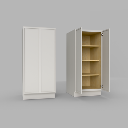 Slim Frame Shaker Half Tall Pantry Utility Cabinet 53.25" H x 24" D