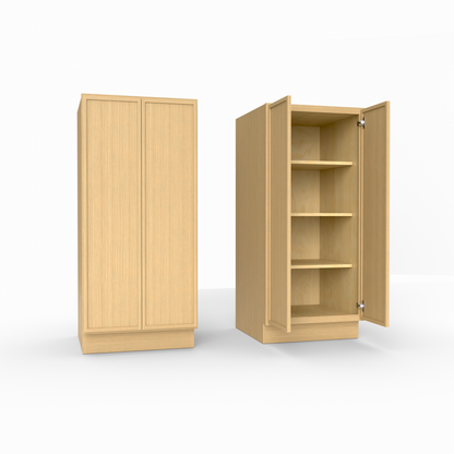 Slim Frame Shaker Half Tall Pantry Utility Cabinet 53.25" H x 24" D