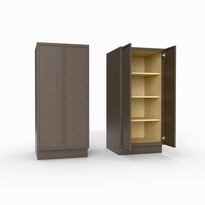 Slim Frame Shaker Half Tall Pantry Utility Cabinet 53.25" H x 24" D