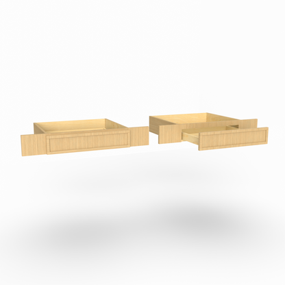 Slim Frame Shaker Vanity Knee Drawer 21" D