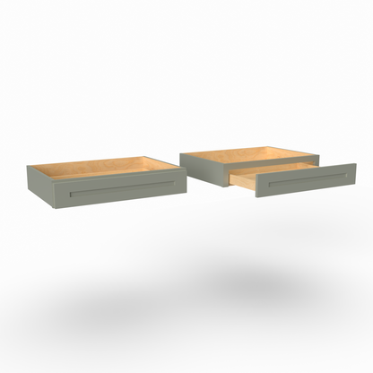 vanity knee drawer sage