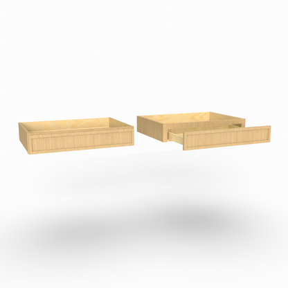 Slim Frame Shaker Vanity Knee Drawer 21" D