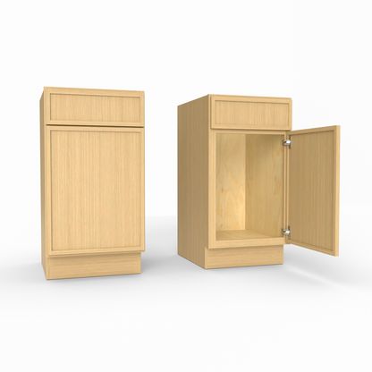 Slim Frame Shaker Vanity Sink Base Cabinet 34.5" H x 21" D