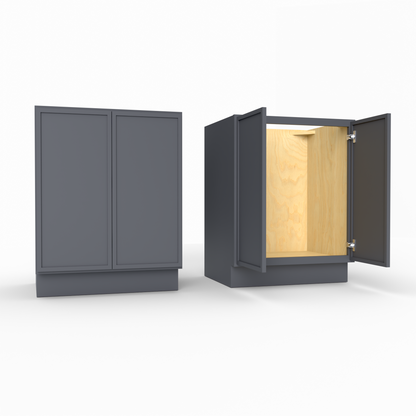 Slim Frame Shaker Vanity Sink Base Cabinet 34.5" H x 21" D