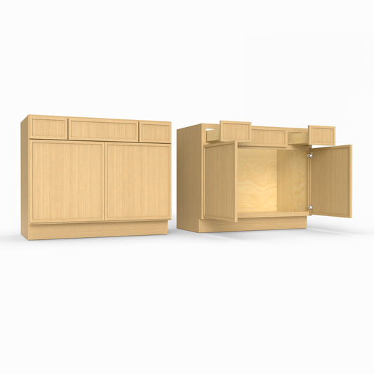 Slim Frame Shaker Vanity Sink with Drawers 34.5" H x 21" D