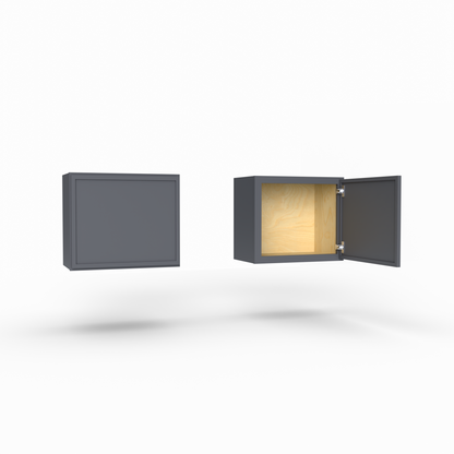 Slim Frame Shaker 15” H x 12” D Stackable / Over Microwave Wall Cabinet