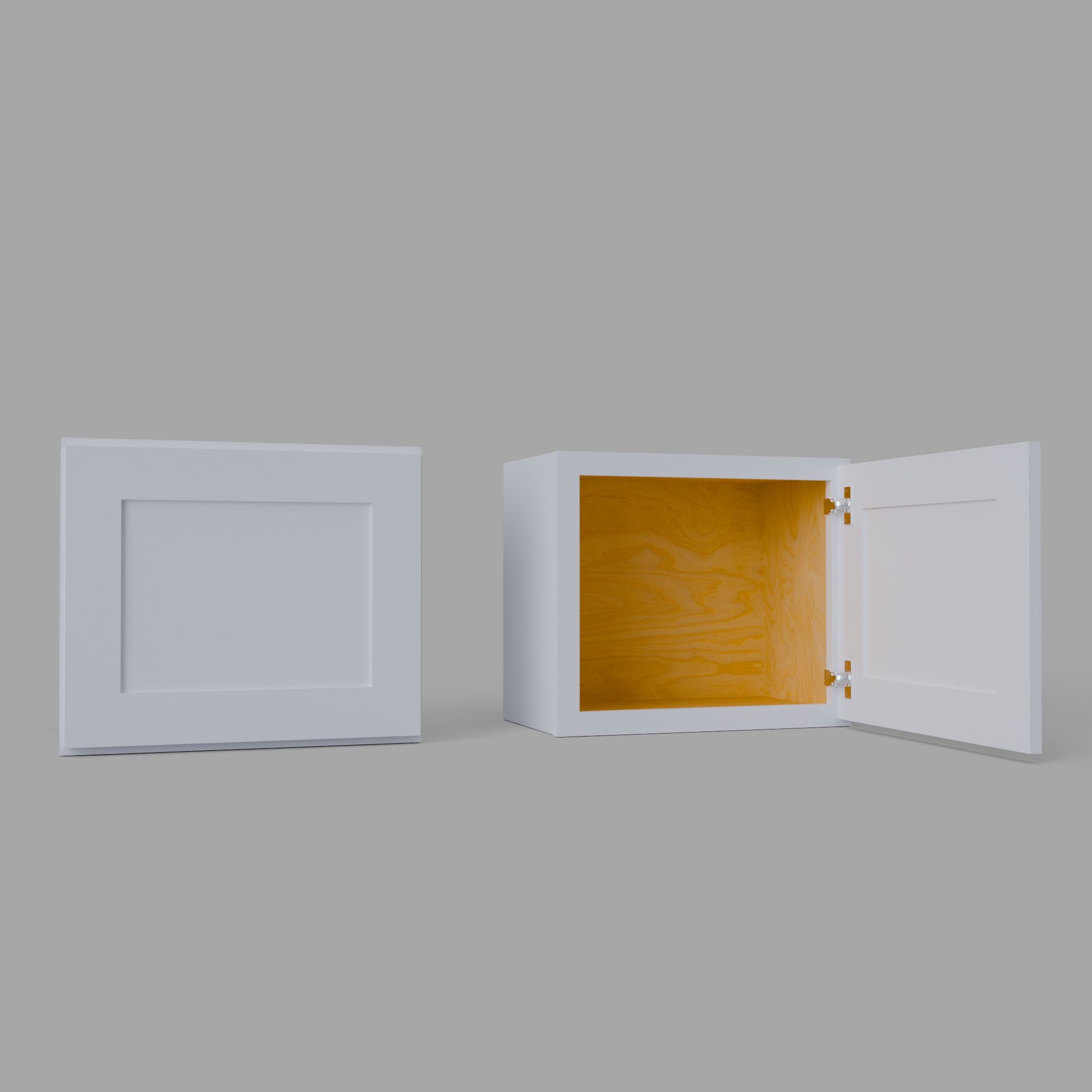 Shaker 18” H x 24” D Bridge / Over Fridge Wall Cabinet – Lanae