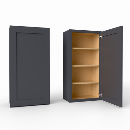W2142 Shaker Wall Cabinet midnight black