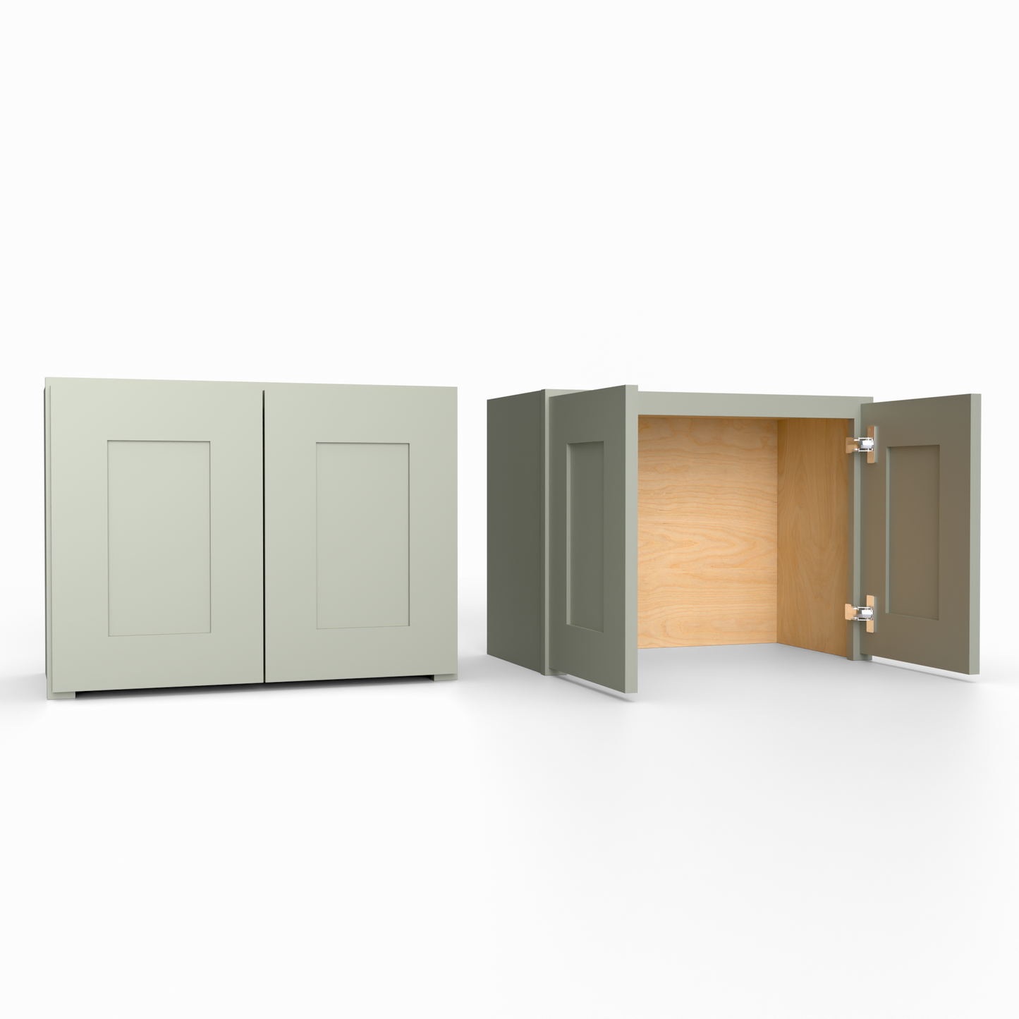 Shaker Appliance Garage Cabinet 19” H (Cut-To-Fit) x 24 W x 12 D