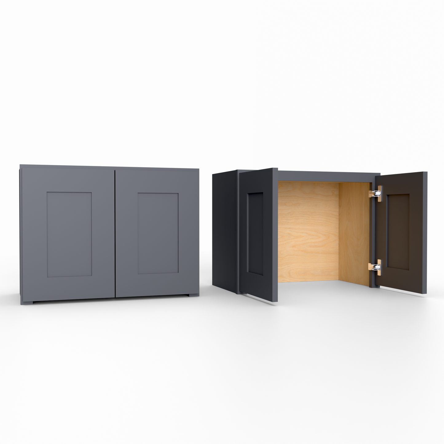 Shaker Appliance Garage Cabinet 19” H (Cut-To-Fit) x 24 W x 12 D