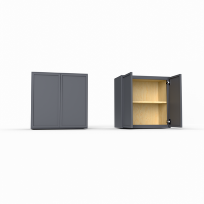 Slim Frame Shaker 24” H x 12” D Over Microwave Wall Cabinet