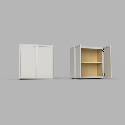 Slim Frame Shaker 24” H x 12” D Over Microwave Wall Cabinet