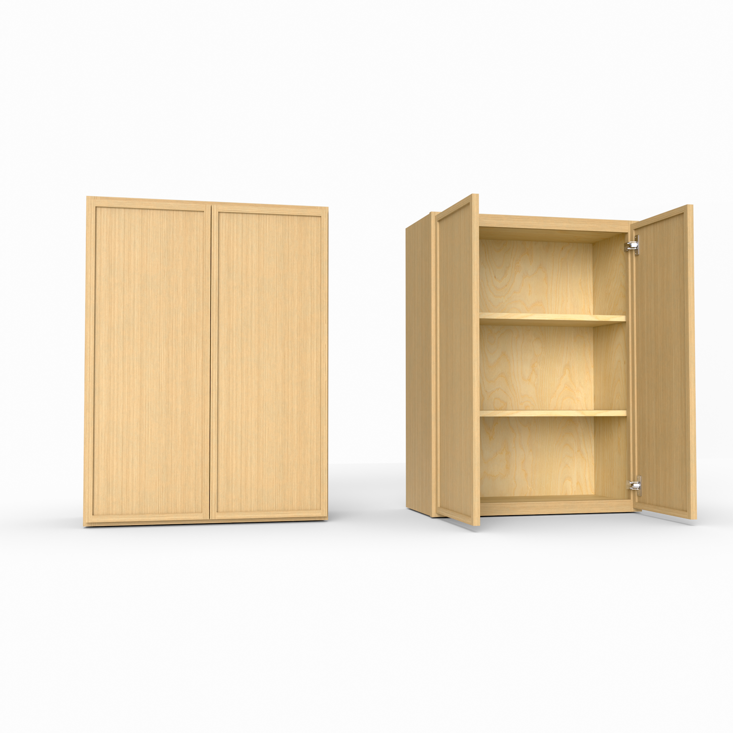 Slim Frame Shaker 30” H x 24” D Bridge / Over Fridge Wall Cabinet