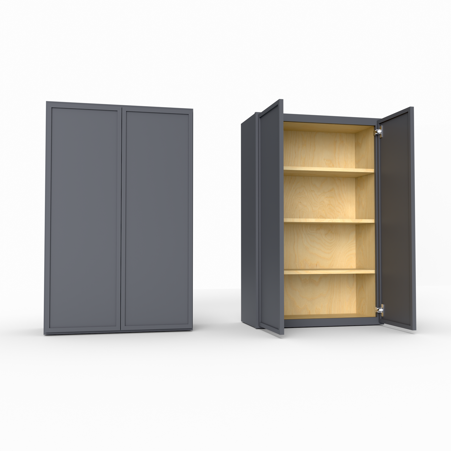 Slim Frame Shaker 42” H x 12” D Wall Cabinet