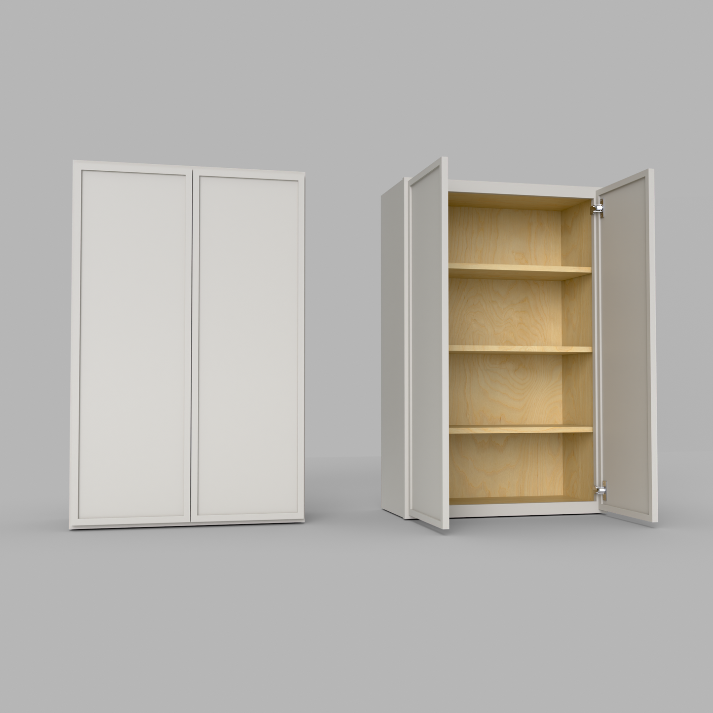 Slim Frame Shaker 42” H x 12” D Wall Cabinet