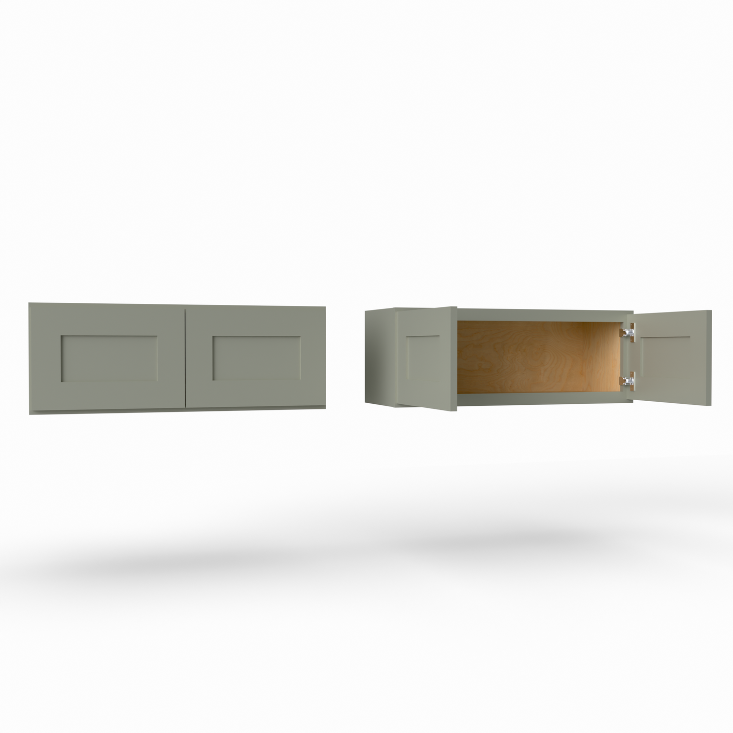 W3312_Shaker_Wall_Cabinet_Sage_Green