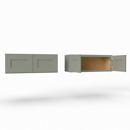 W3312_Shaker_Wall_Cabinet_Sage_Green