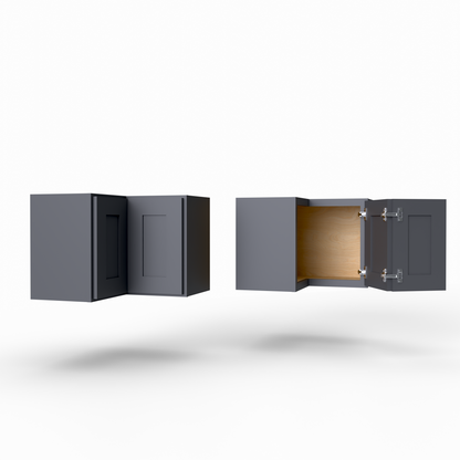 Shaker Easy Reach Corner Wall Cabinet
