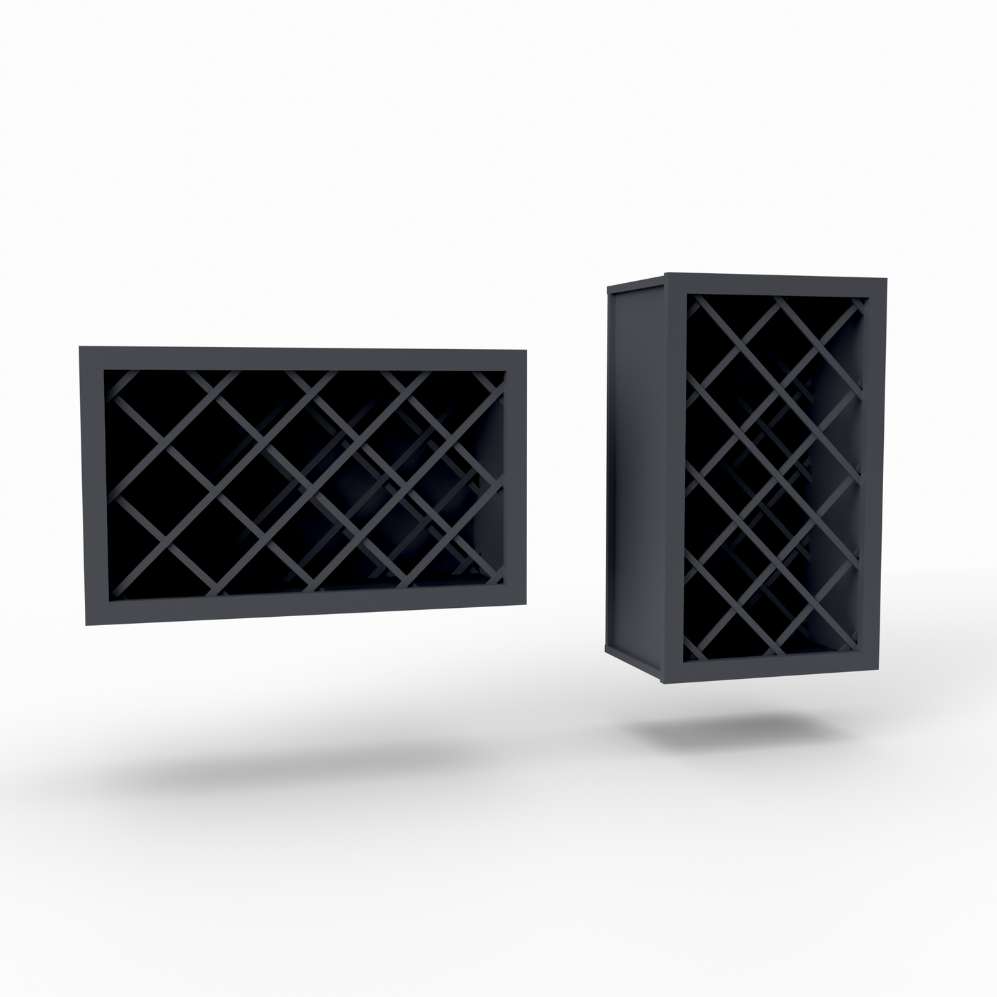 Wall or Base Wine Rack 30" H x 12" D Can be used horizontally or vertically